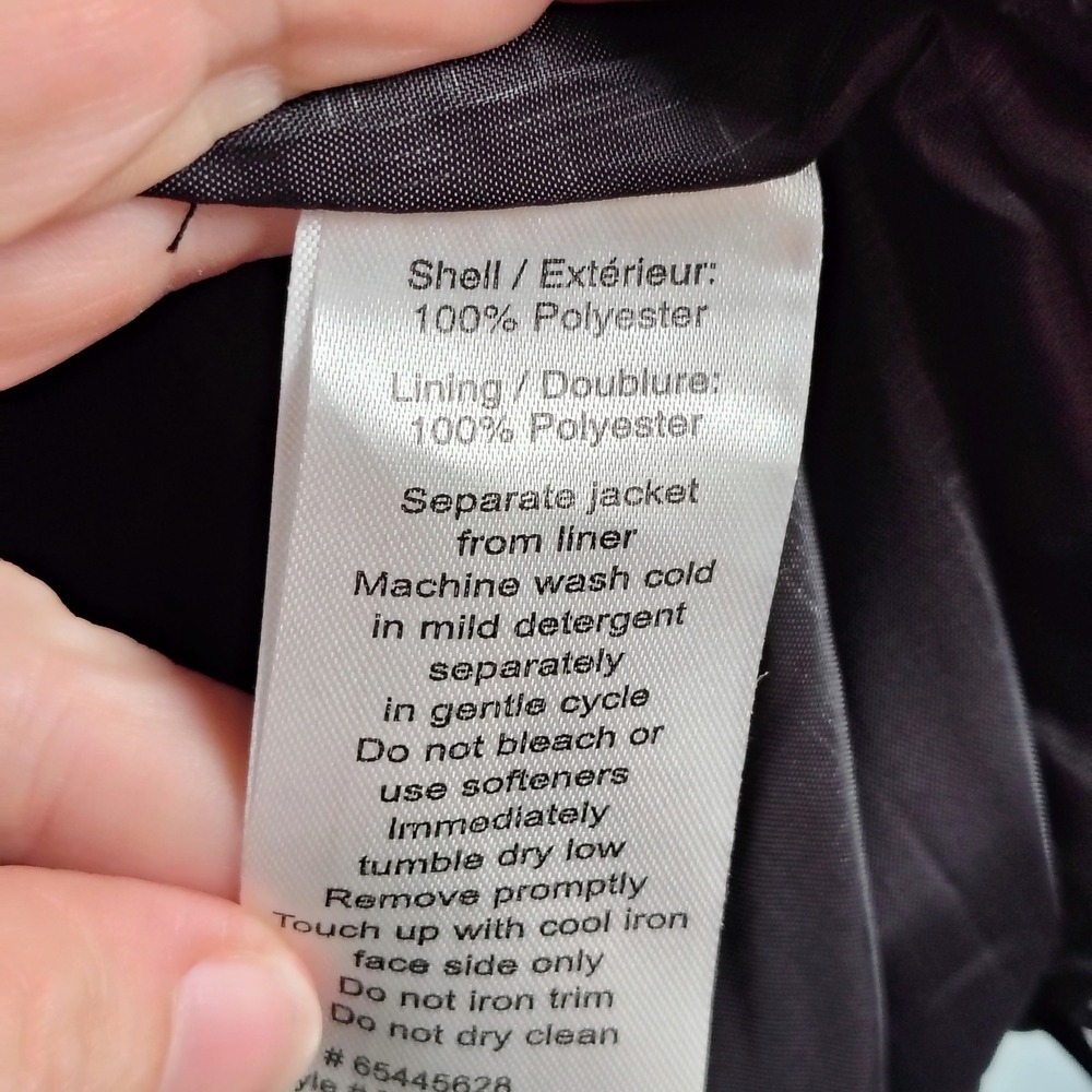 North End Womens L Warm‎ Logik 3-in-1 System Jacket Black Textured EZEM system - Picture 13 of 16